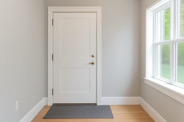 مدخل منزل مغلق بإحكام لمنع دخول الحشرات