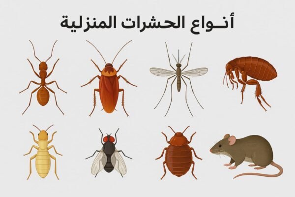 أنواع الحشرات المنزلية في الكويت