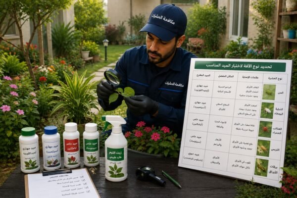 اختيار مبيد حشرات الحدائق